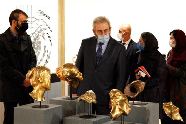 The "11th National Ceramic Biennale of Iran" hosted the Ambassador of Cyprus